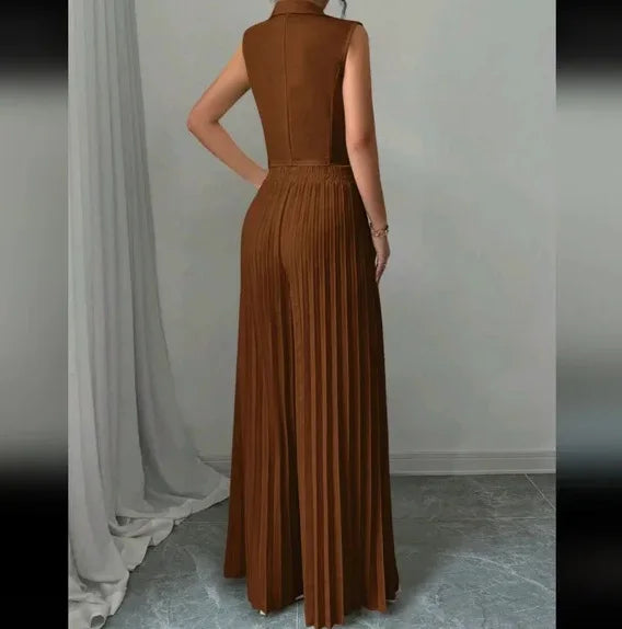 Ulvly Vest &amp; Wide-Leg Trousers Set