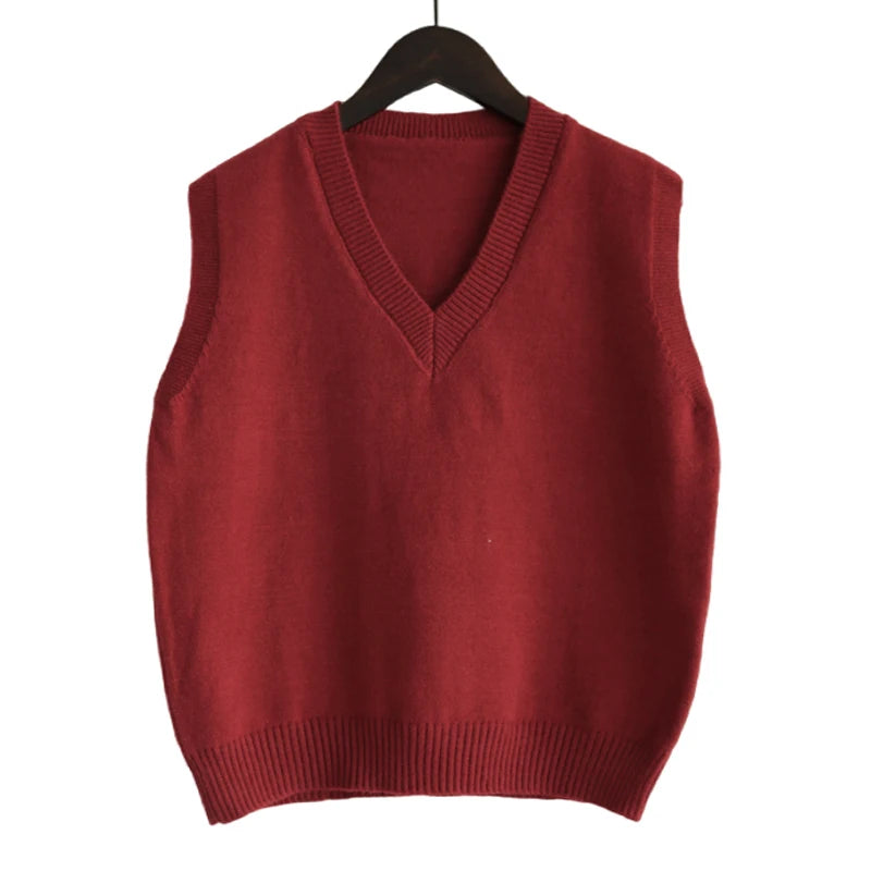 Ulvly V-Neck Knit Vest