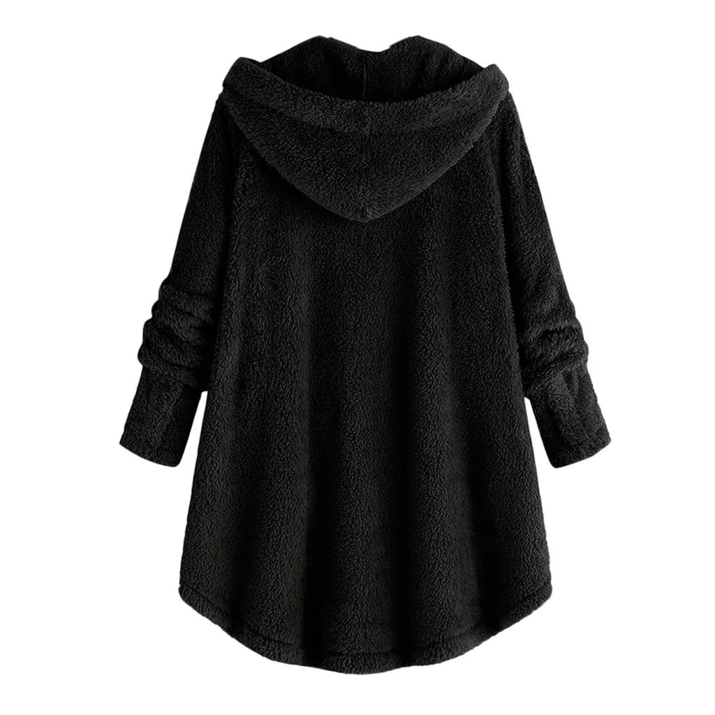 Ulvly Hooded Teddy Fleece Coat