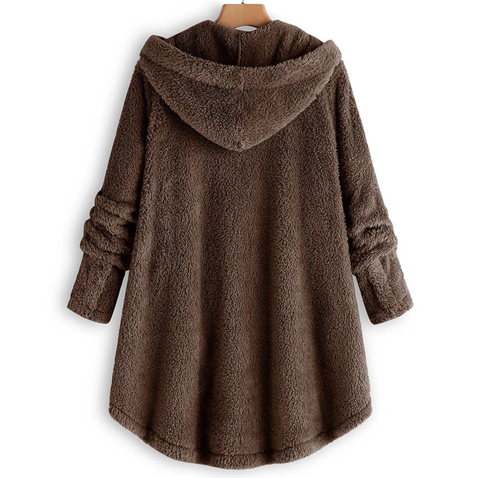 Ulvly Hooded Teddy Fleece Coat