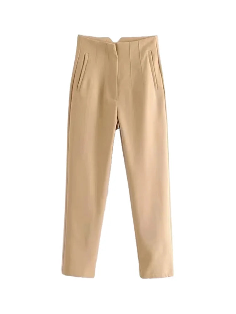 Ulvly High-Waist Ankle Trousers