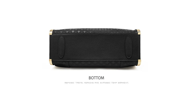 Ulvly Genuine Leather Winter Tote
