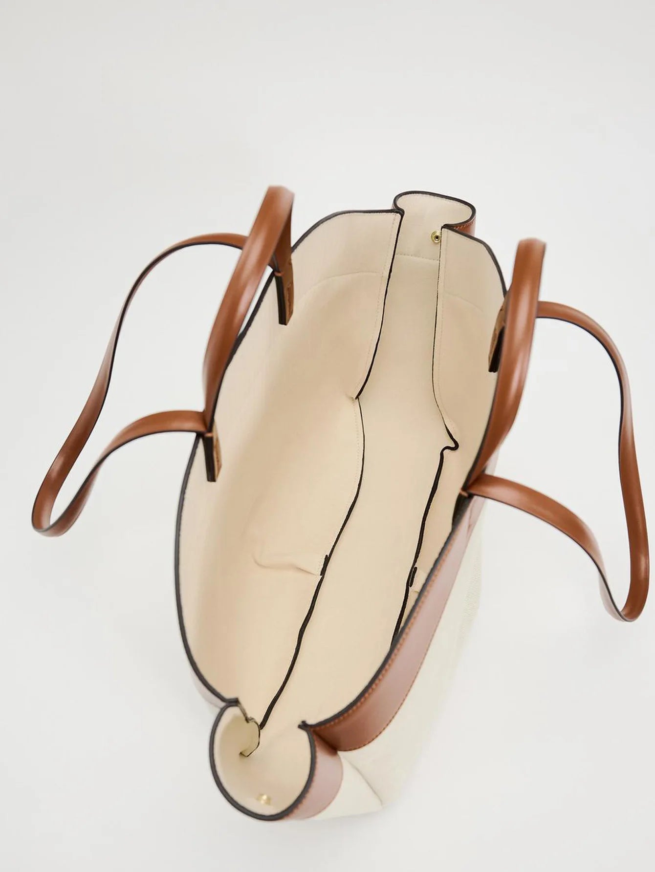 Ulvly Spliced Canvas Shoulder Bag