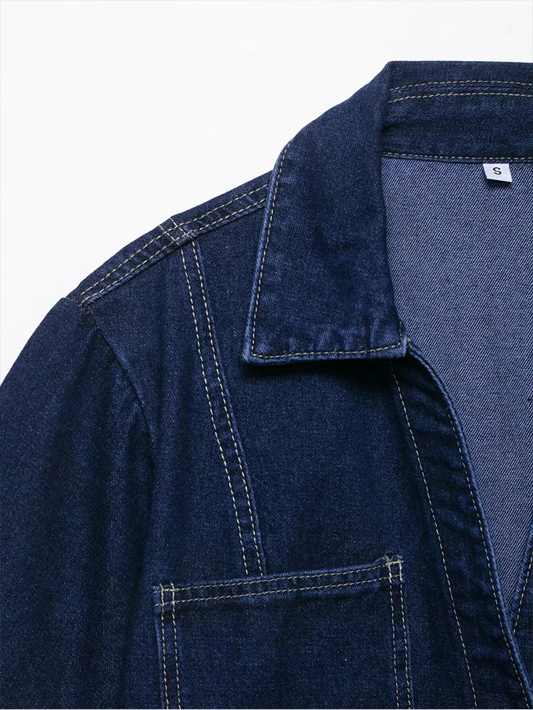 Ulvly Short-Sleeve Denim Jacket