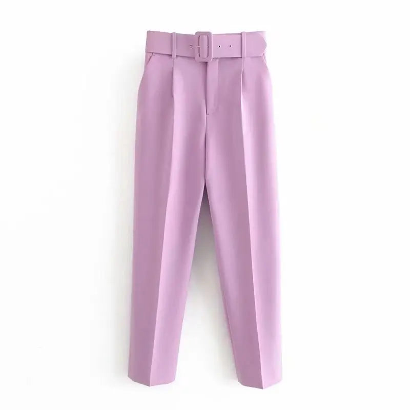 Ulvly Belted Ankle Trousers
