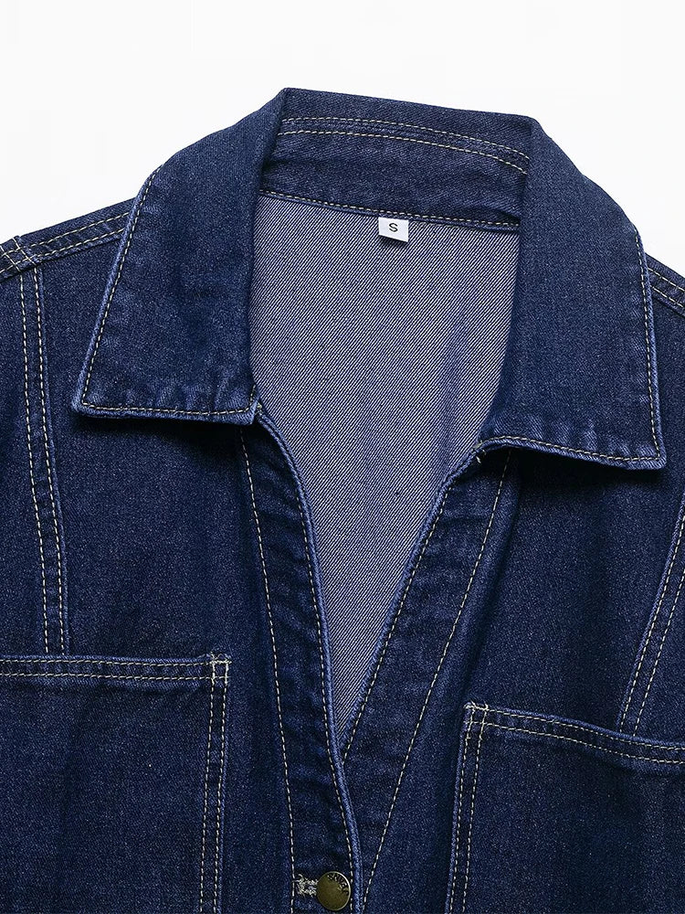 Ulvly Short-Sleeve Denim Jacket