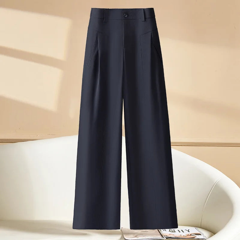 Ulvly Spliced Straight-Leg Trousers