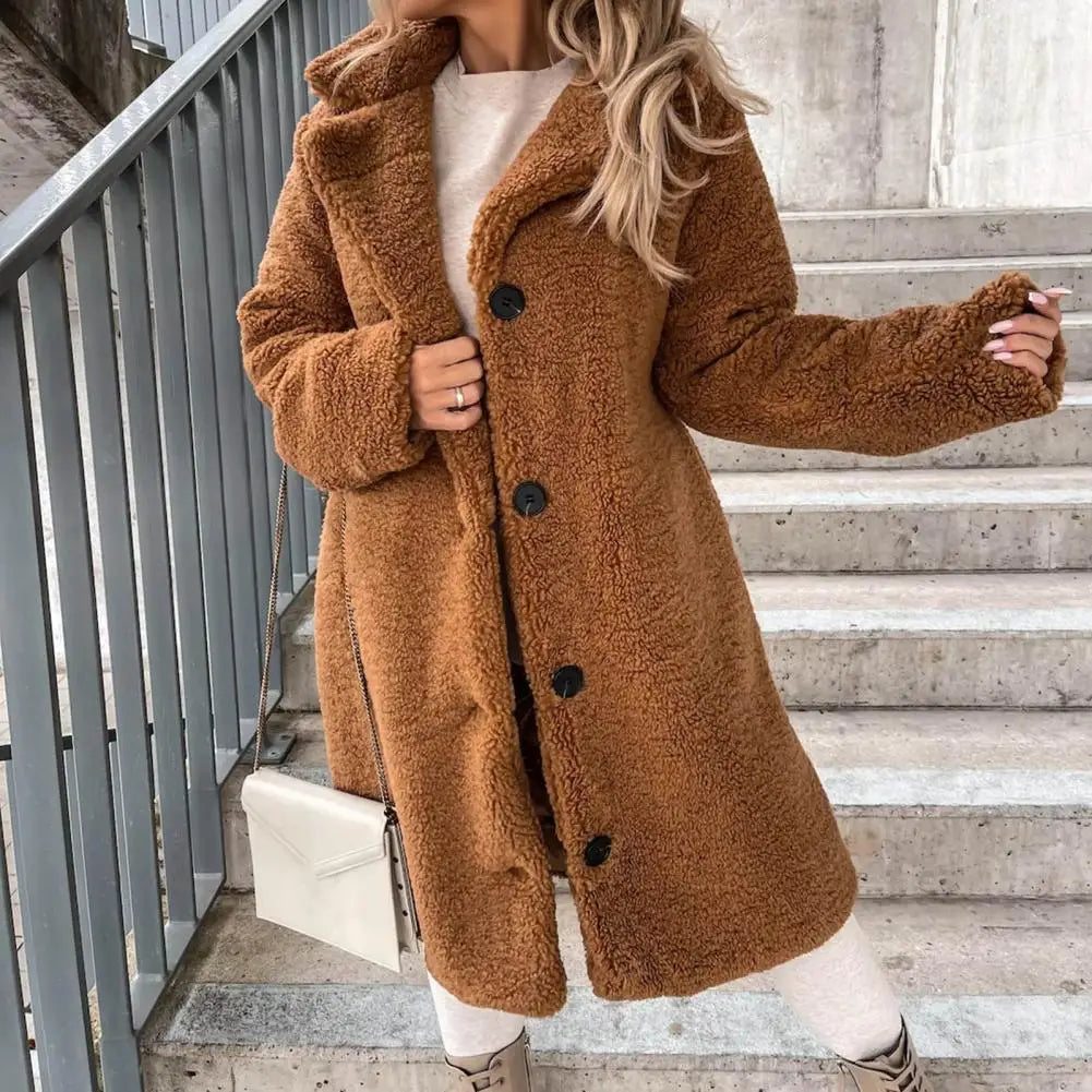 Ulvly Teddy Fleece Overcoat