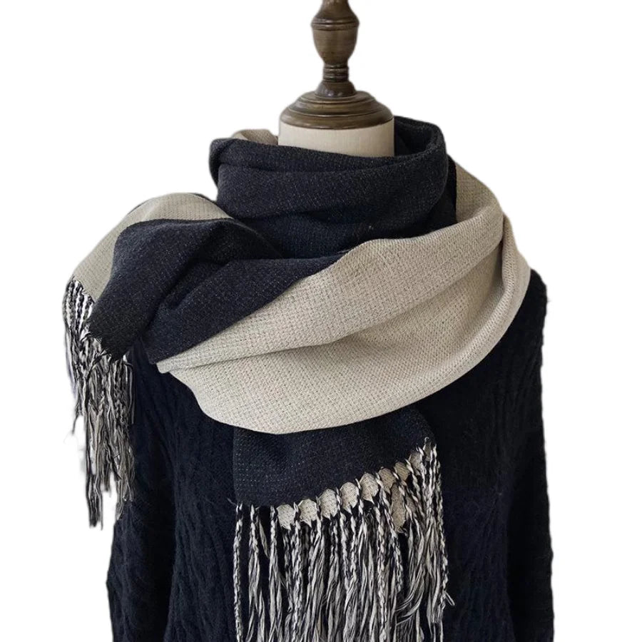 Ulvly Double-Sided Cashmere-Feel Scarf
