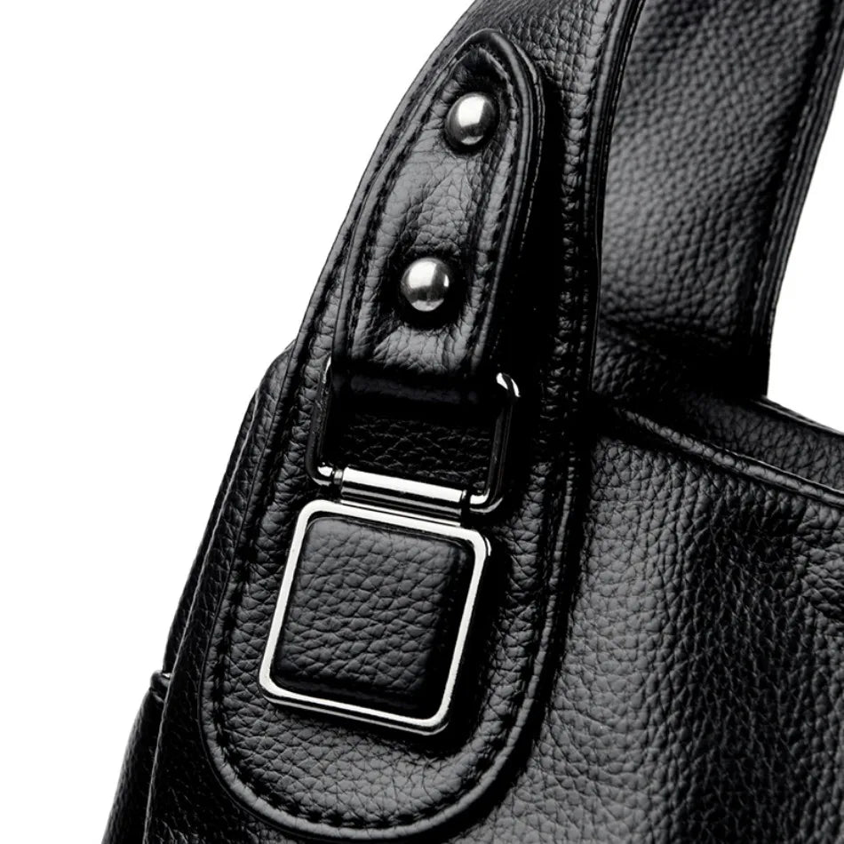 Ulvly Soft Leather Casual Tote