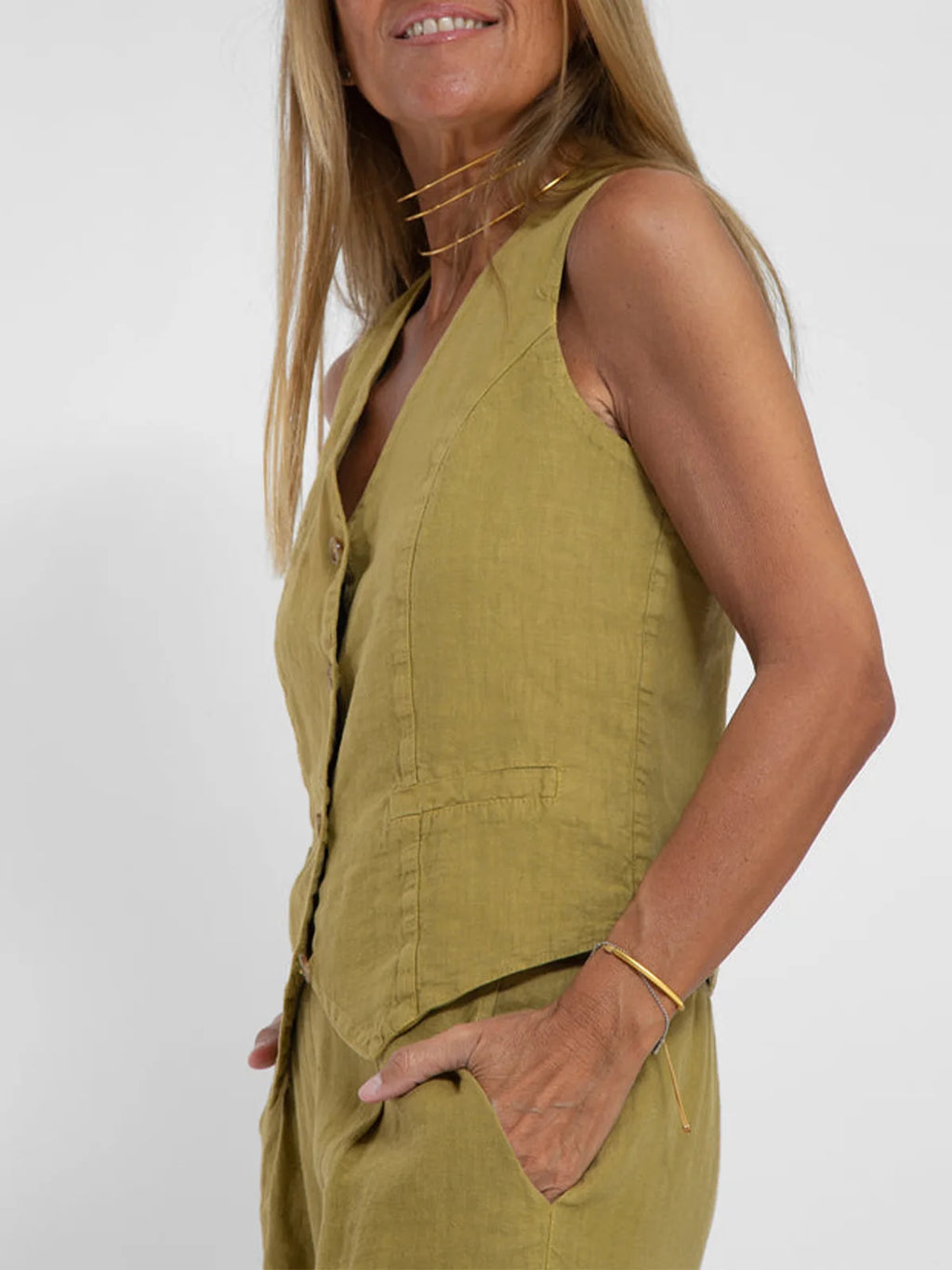 Ulvly Sleeveless Suit Set