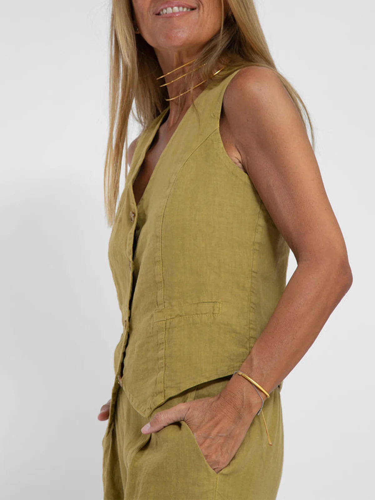 Ulvly Sleeveless Suit Set