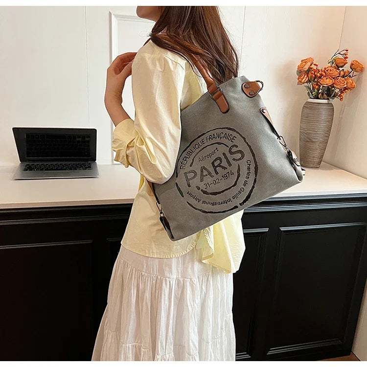 Ulvly Retro Canvas Bag