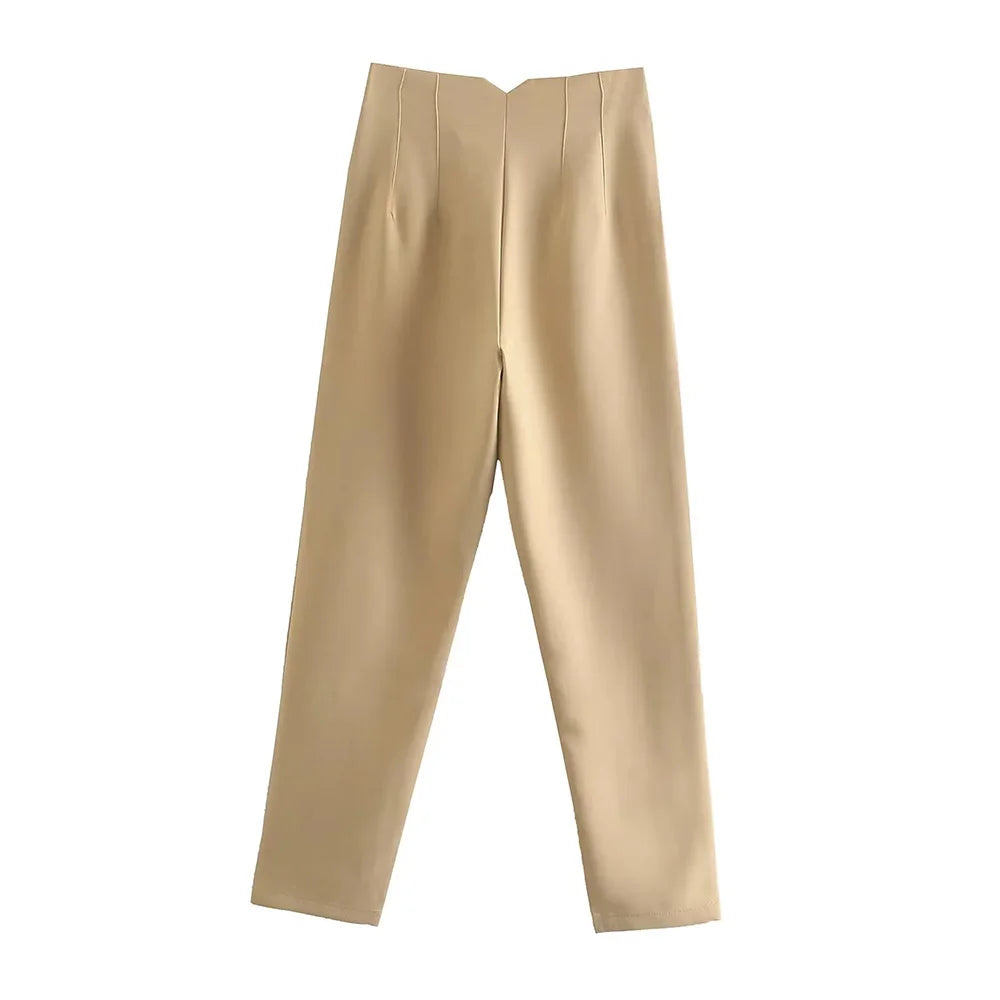 Ulvly High-Waist Ankle Trousers