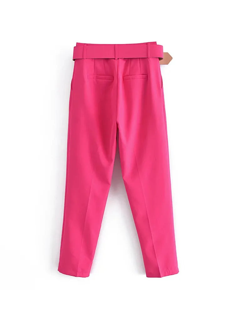Ulvly Belted Ankle Trousers
