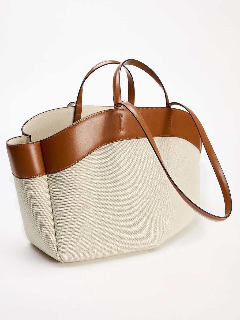 Ulvly Spliced Canvas Shoulder Bag