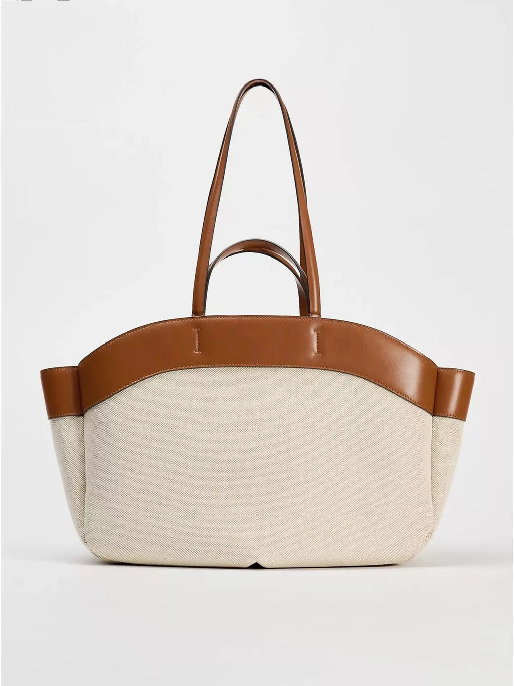 Ulvly Spliced Canvas Shoulder Bag