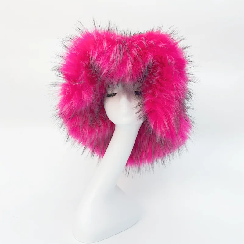 Ulvly Winter Plush Bucket Hat with Earflaps