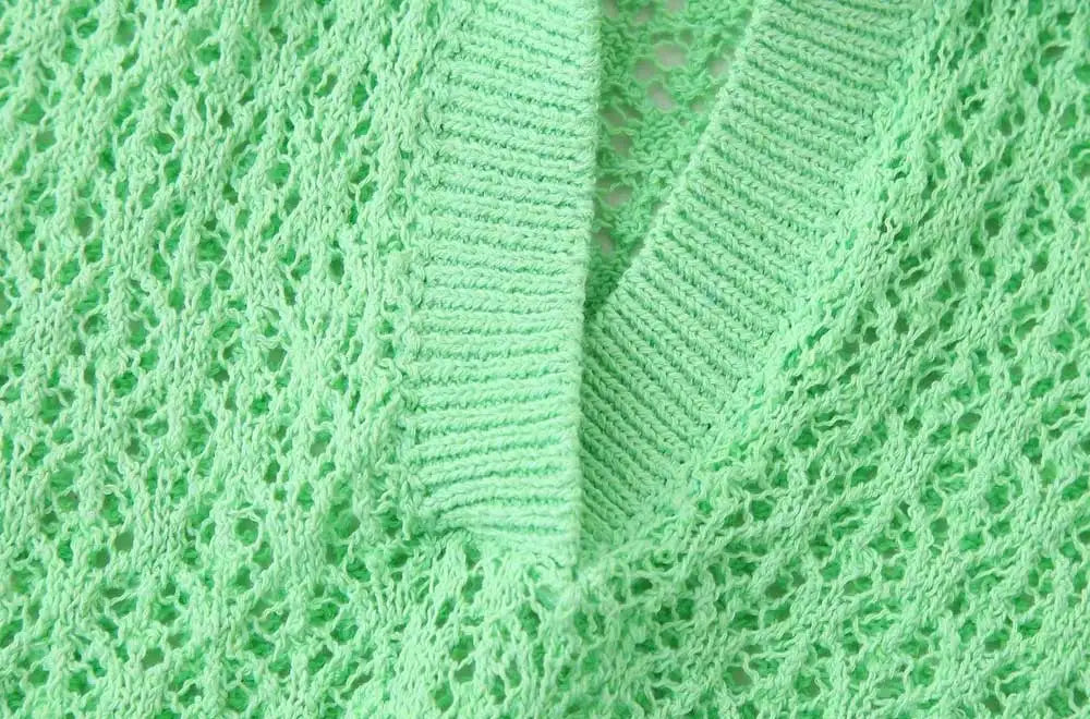 Ulvly Pointelle Polo Knit