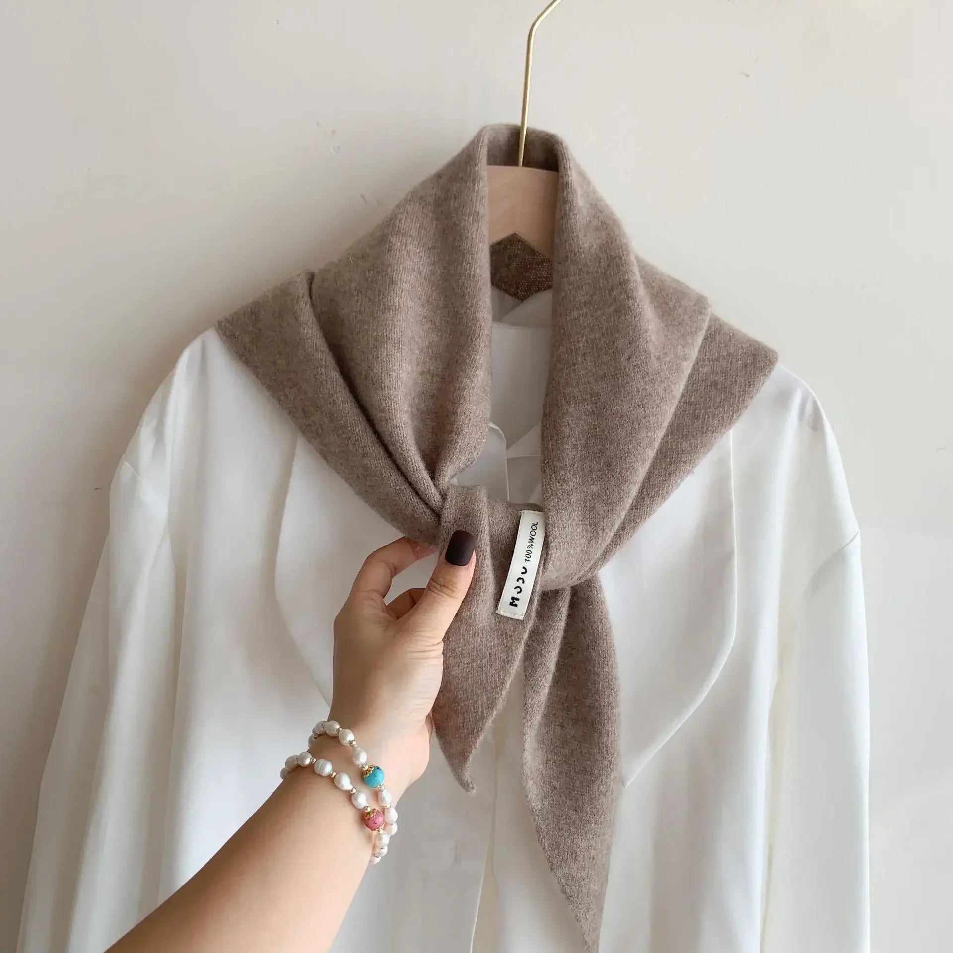 Ulvly Wool Triangle Scarf