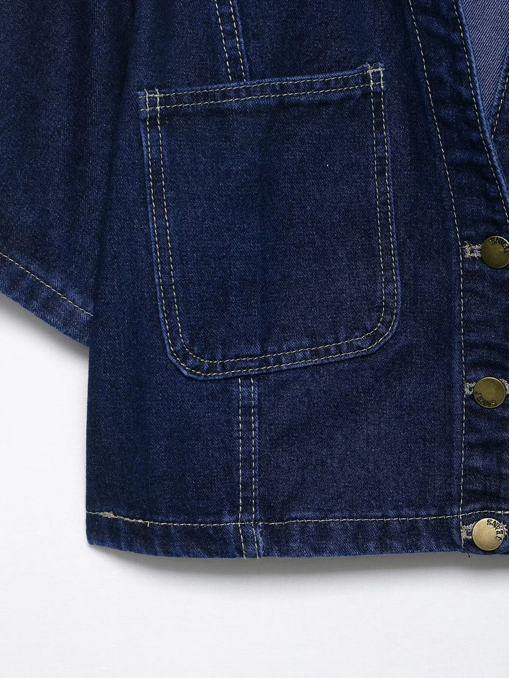 Ulvly Short-Sleeve Denim Jacket