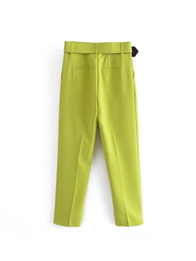 Ulvly Belted Ankle Trousers