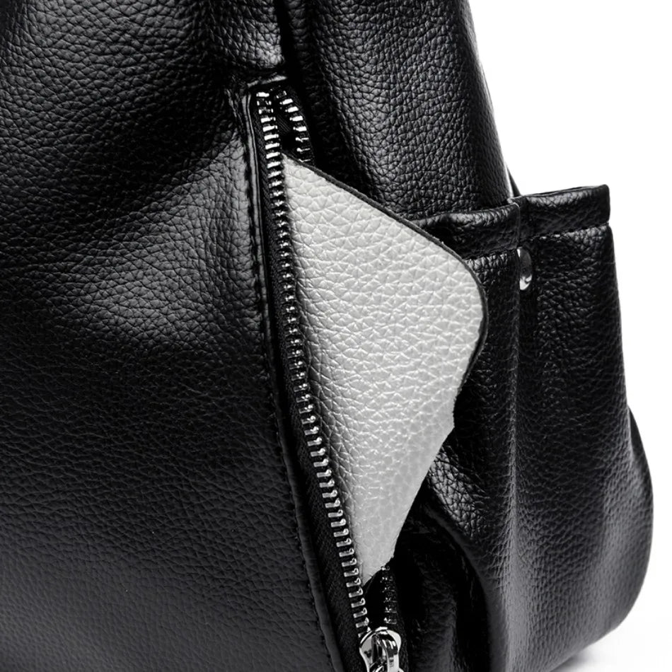 Ulvly Soft Leather Casual Tote