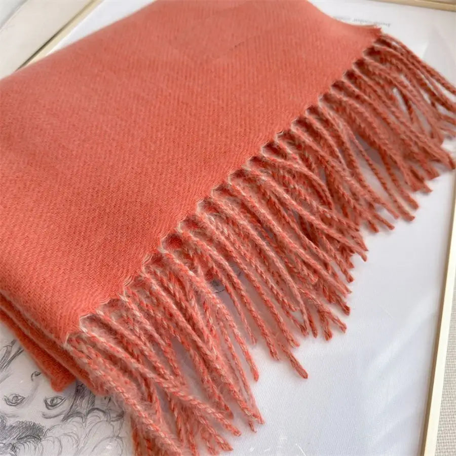 Ulvly Double-Sided Cashmere-Feel Scarf