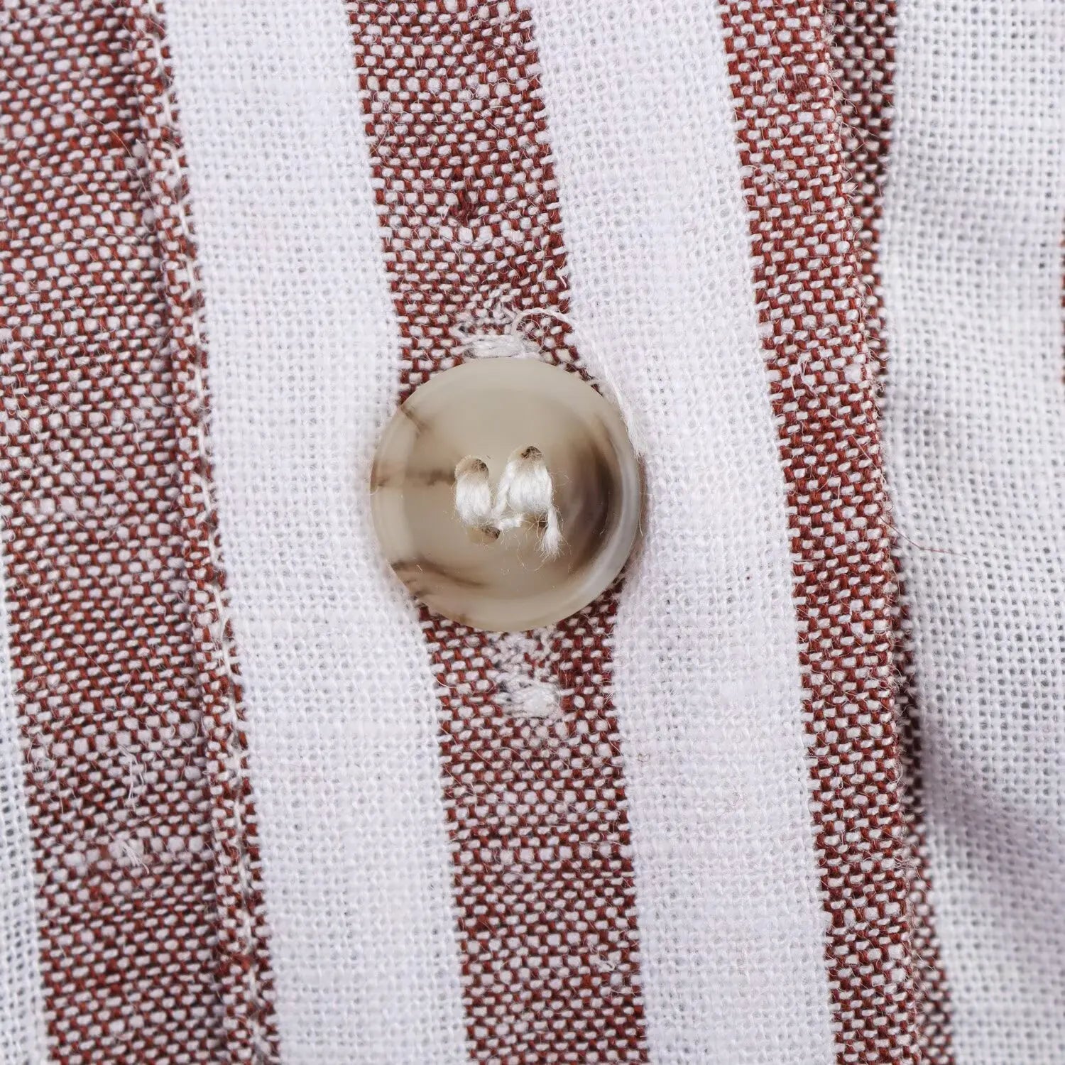 Ulvly Linen-Blend Striped Shirt