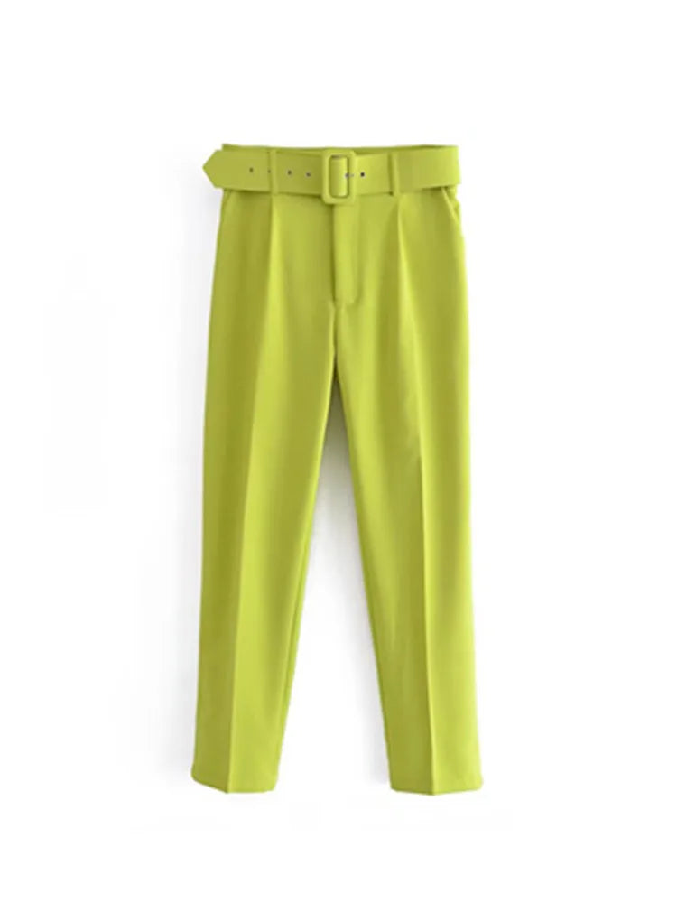 Ulvly Belted Ankle Trousers