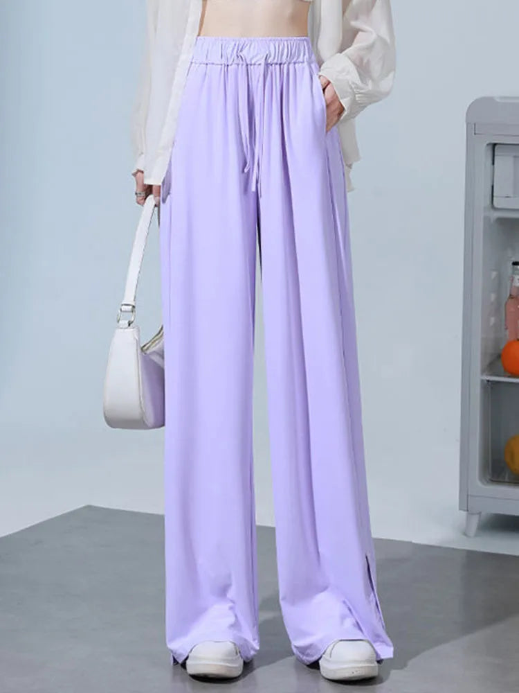 Ulvly IceSilk Split-Leg Trousers