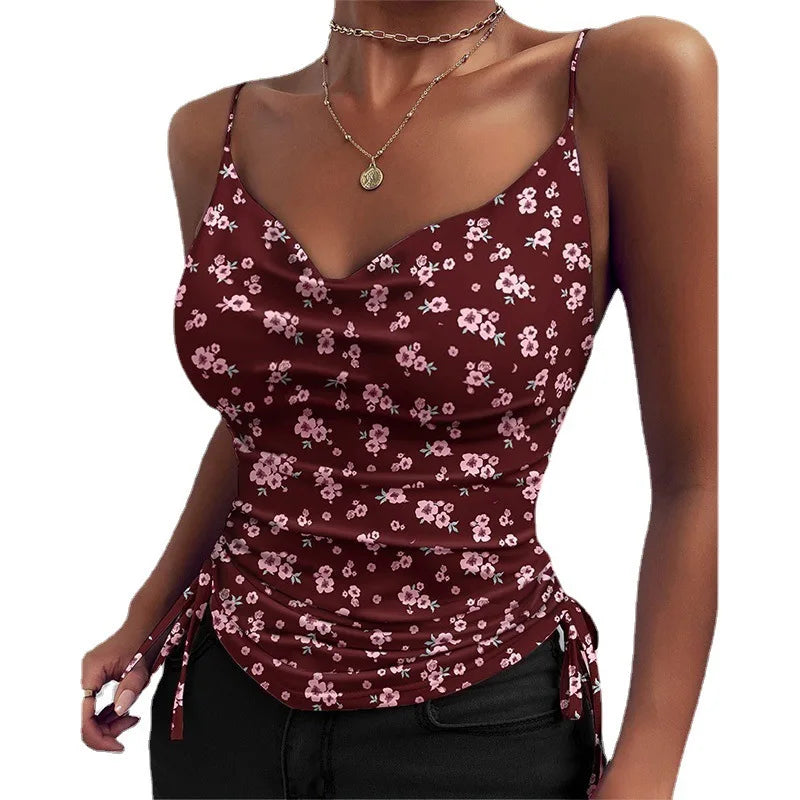 Ulvly V-Neck Drawstring Camisole