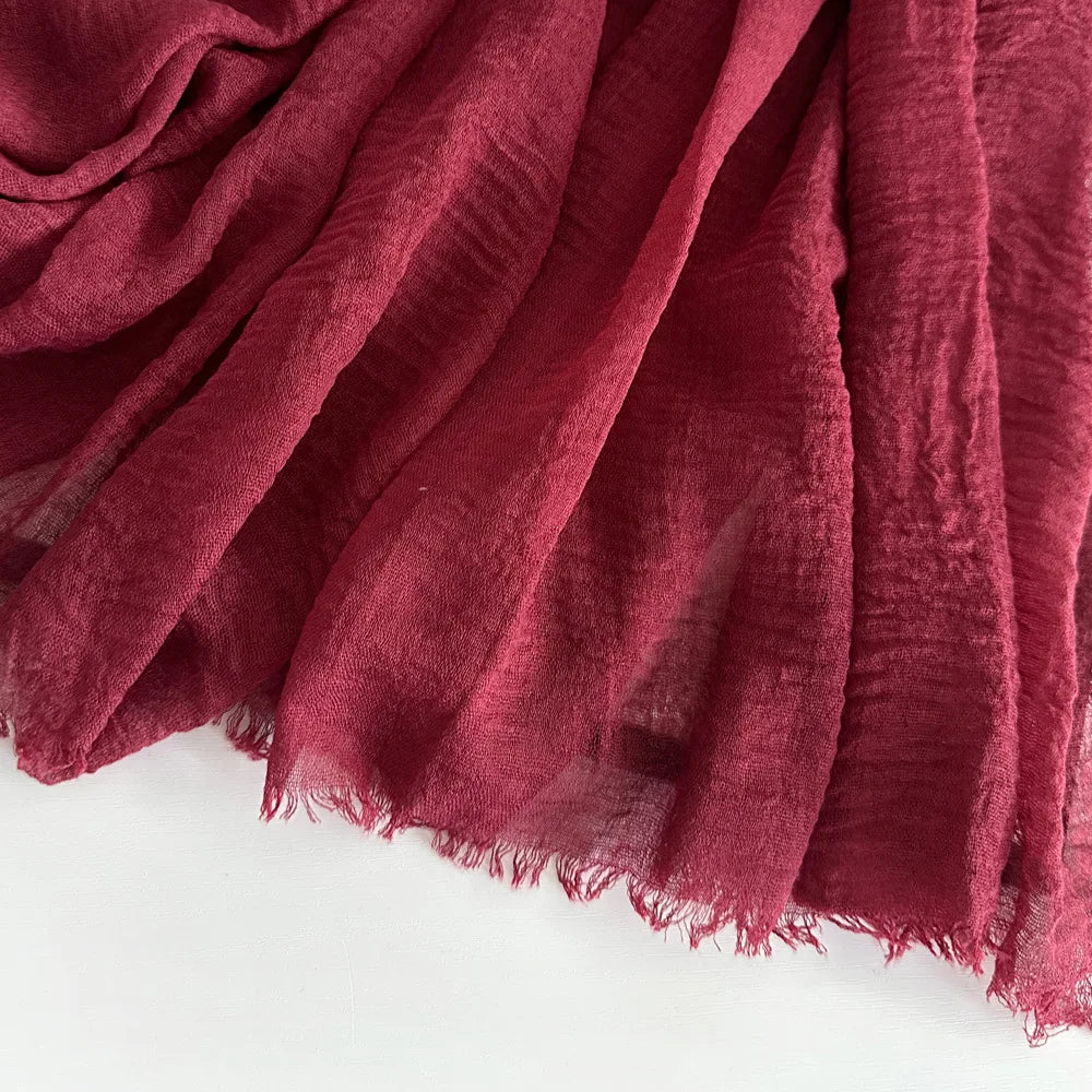 Ulvly Cotton-Linen Head Scarf