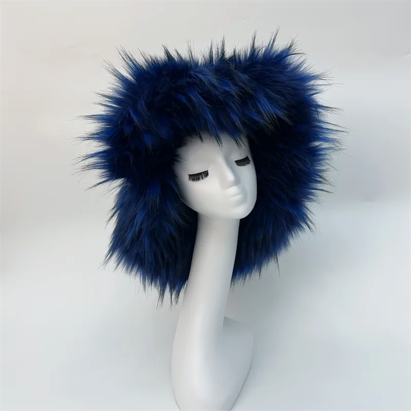 Ulvly Winter Plush Bucket Hat with Earflaps