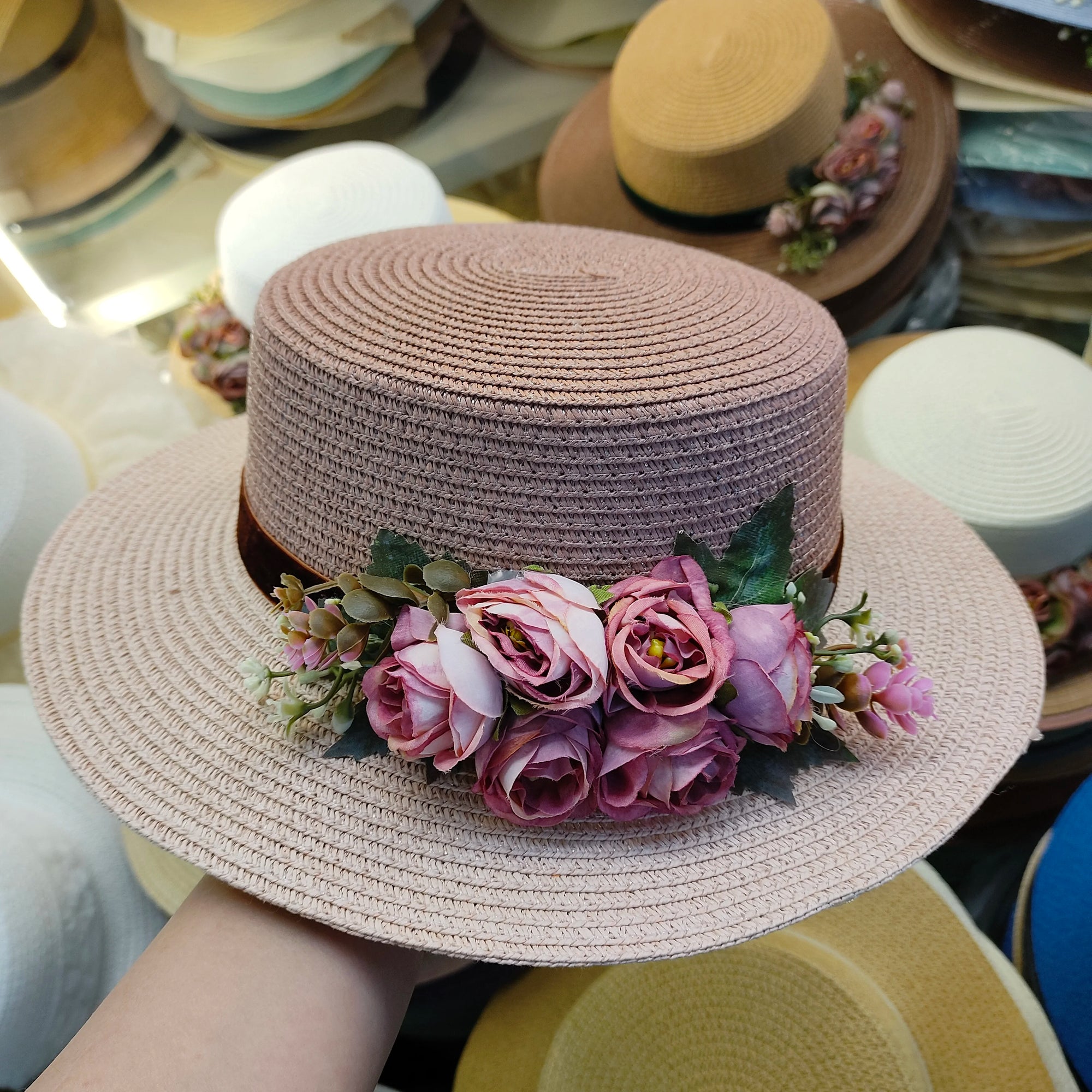 Ulvly Floral Beach Sun Hat