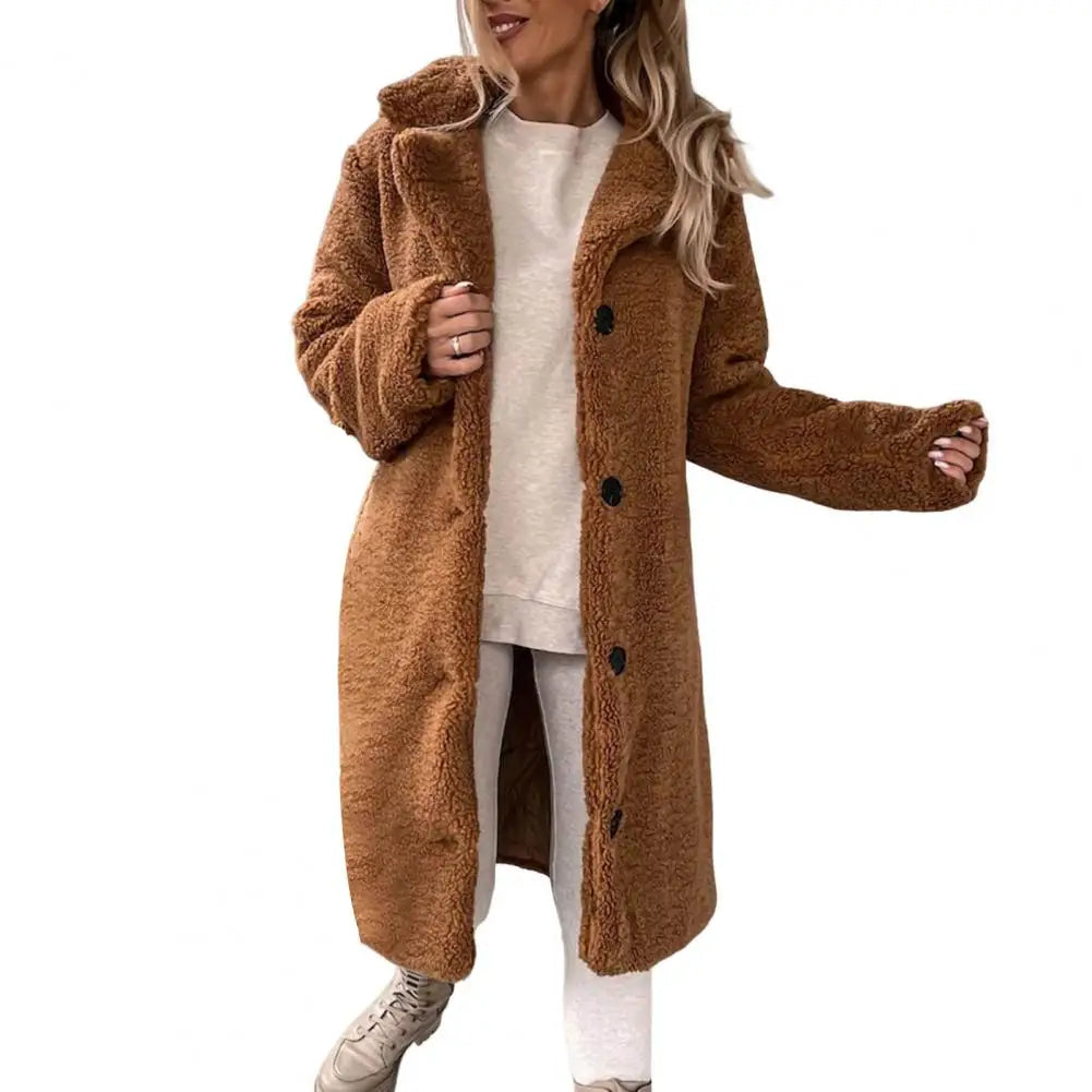 Ulvly Teddy Fleece Overcoat