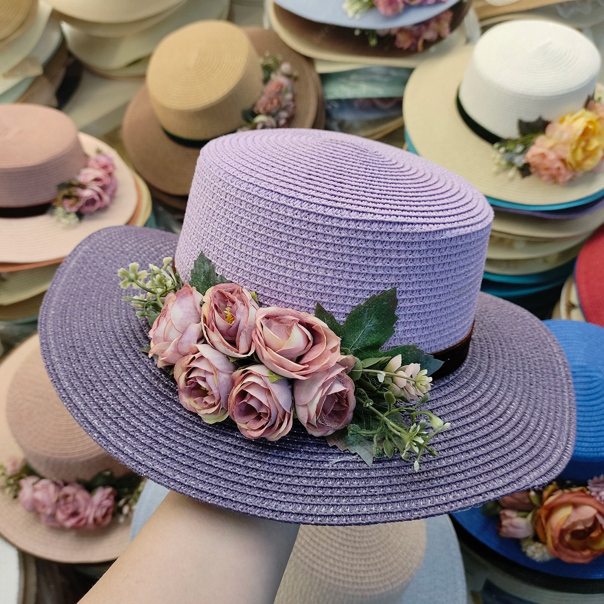 Ulvly Floral Beach Sun Hat