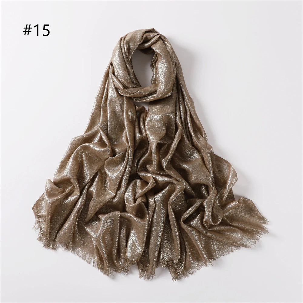 Ulvly Shimmer Fringe Shawl