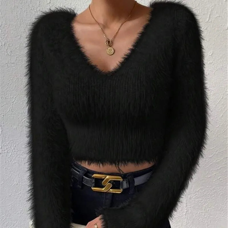 Ulvly V-Cut Slim Knit