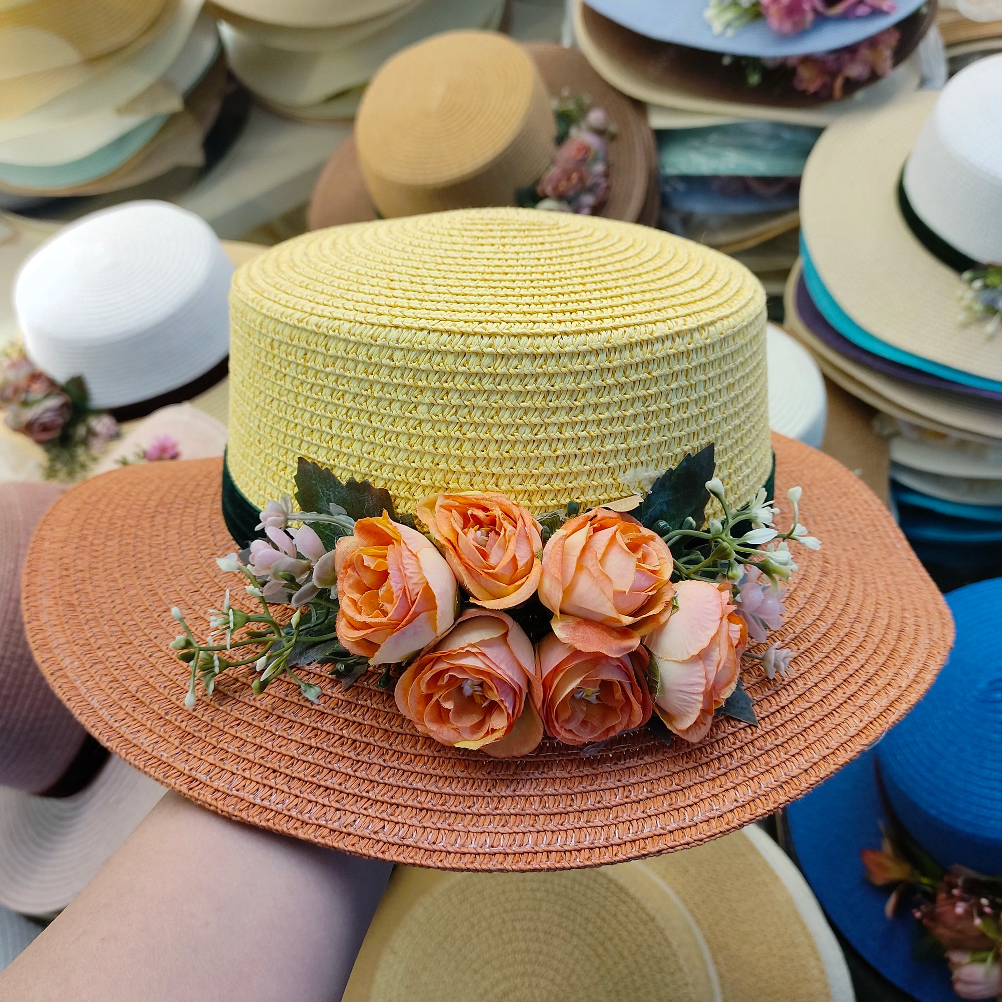 Ulvly Floral Beach Sun Hat