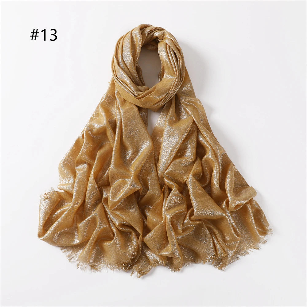 Ulvly Shimmer Fringe Shawl