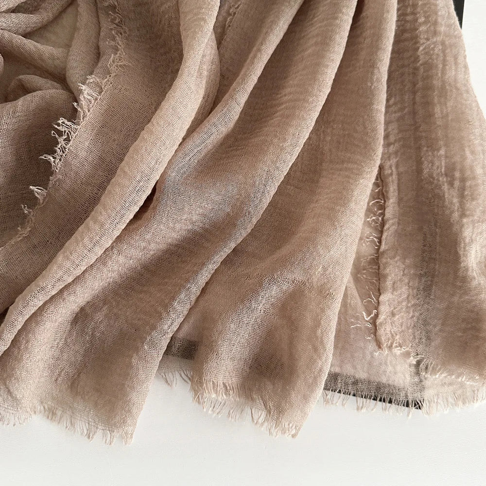 Ulvly Cotton-Linen Head Scarf