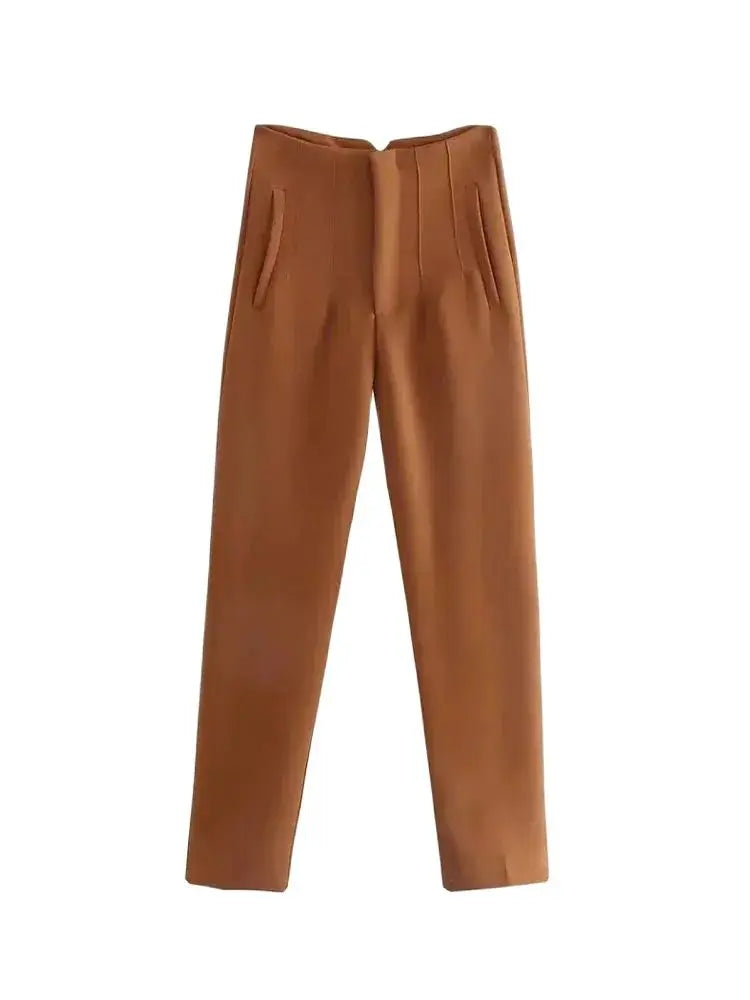 Ulvly High-Waist Ankle Trousers