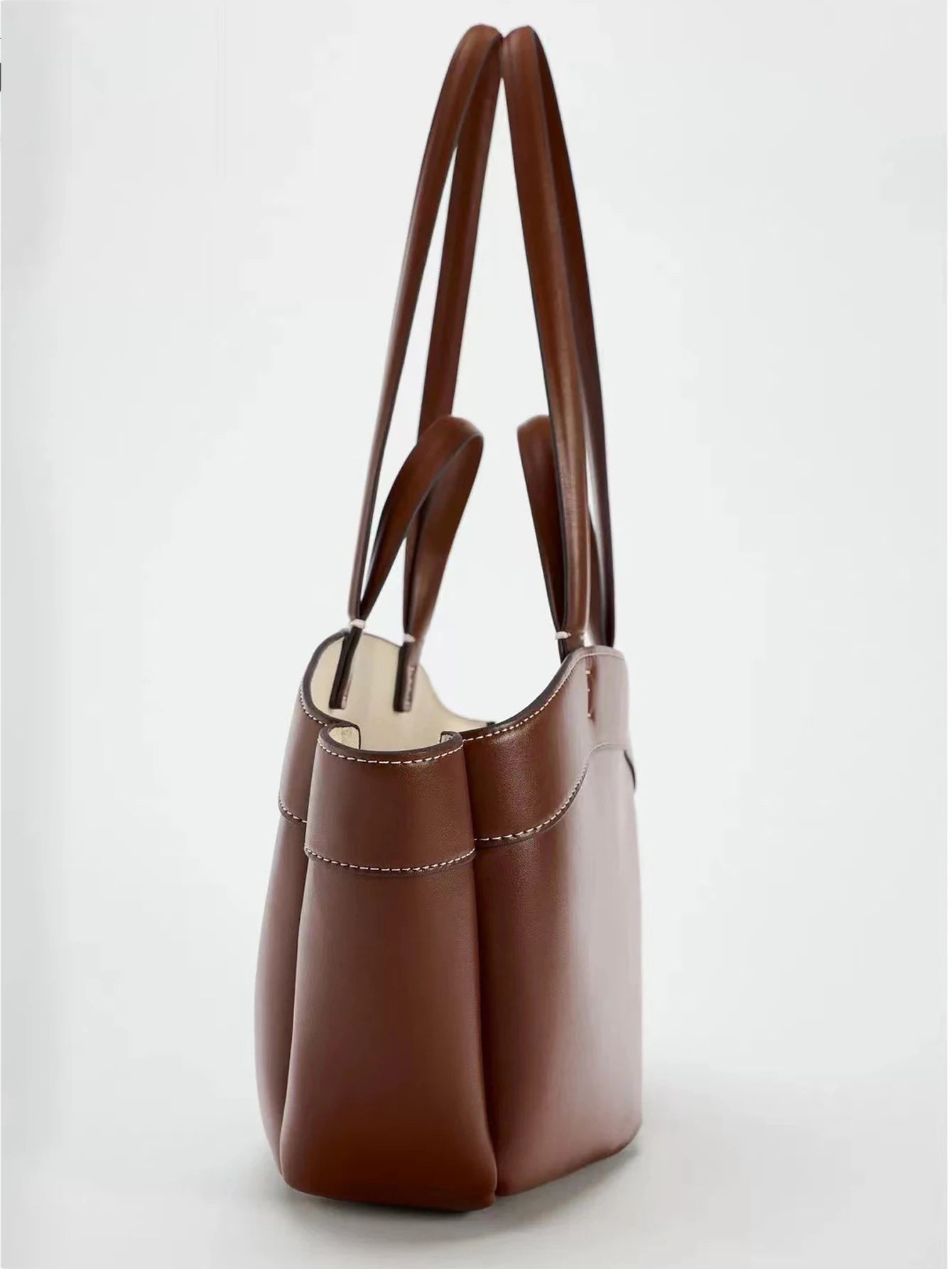Ulvly Spliced Canvas Shoulder Bag