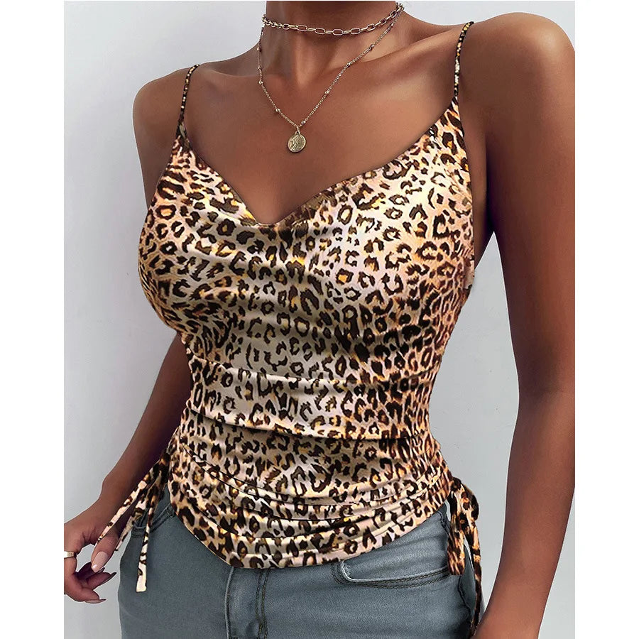 Ulvly V-Neck Drawstring Camisole