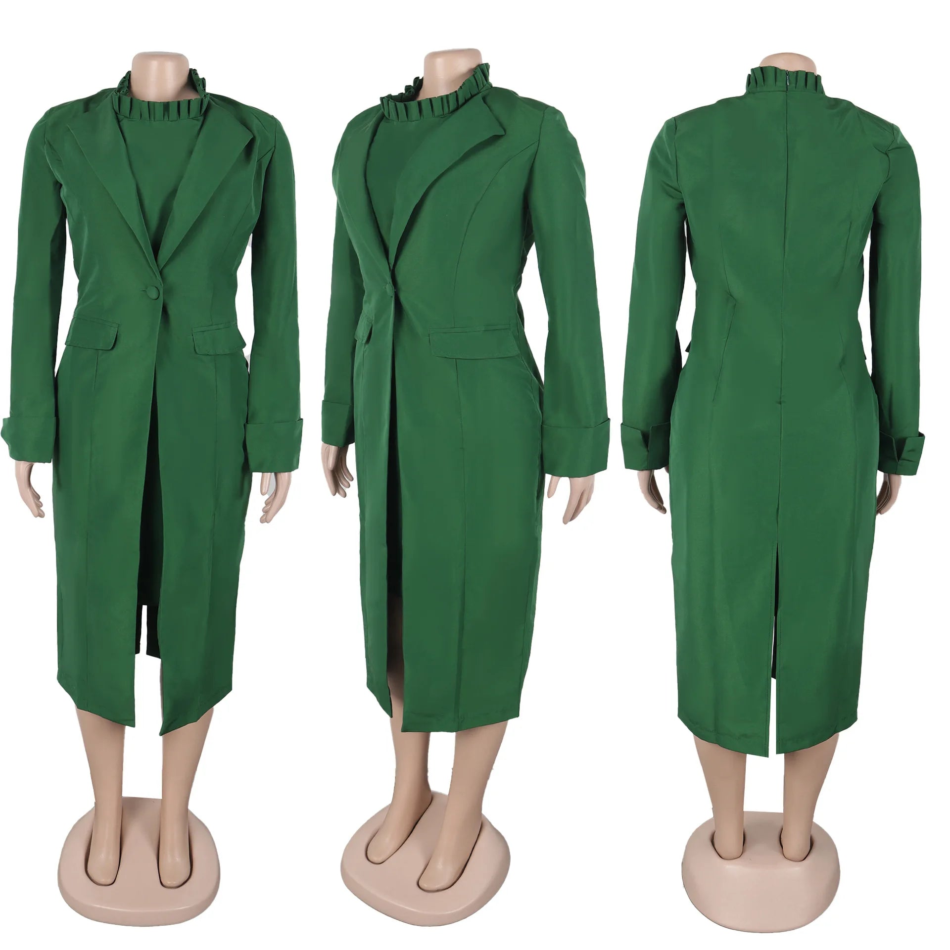 Ulvly Blazer &amp; Dress Suit Set
