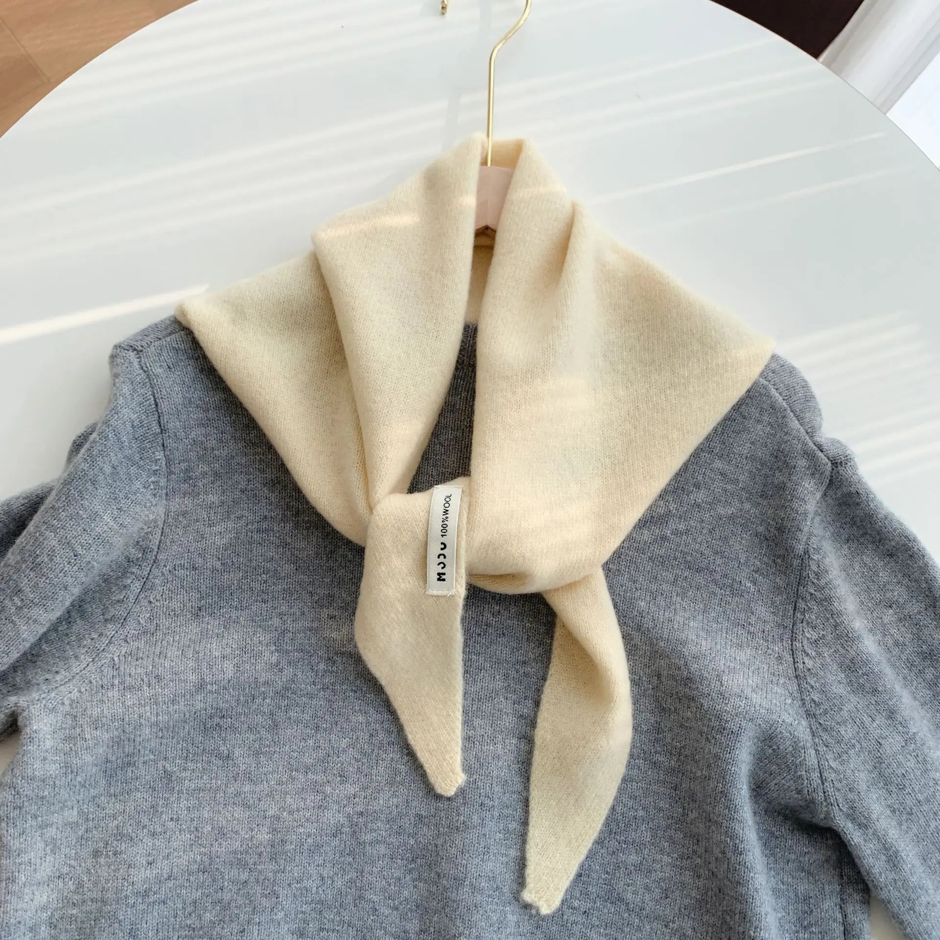 Ulvly Wool Triangle Scarf