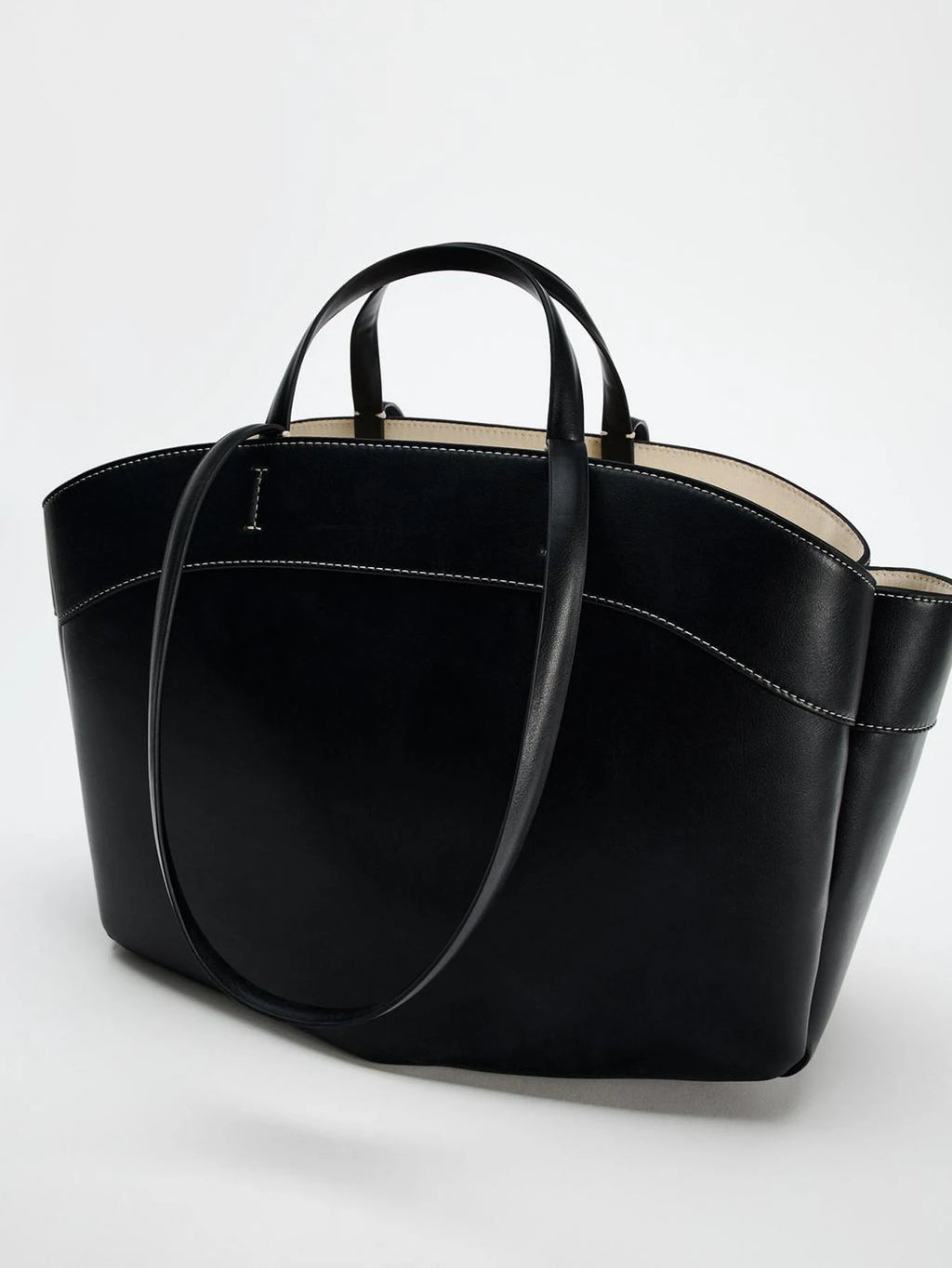 Ulvly Spliced Canvas Shoulder Bag