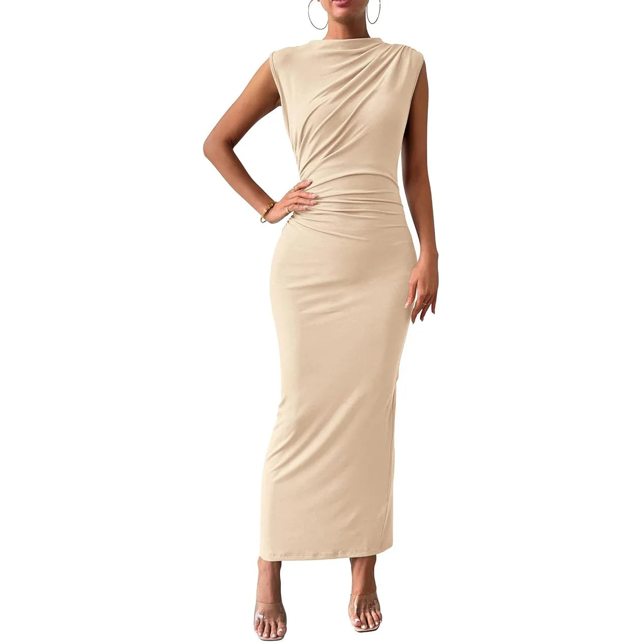 Ulvly Sleeveless Camisole Maxi Dress