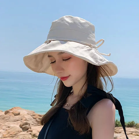 Ulvly Packable Wide Brim Bucket Hat